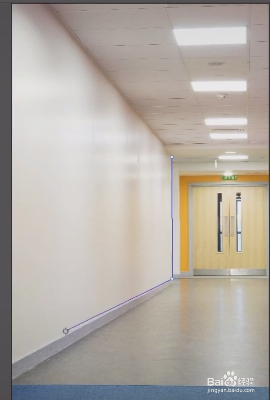 怎么用ps给空白墙添加图案？