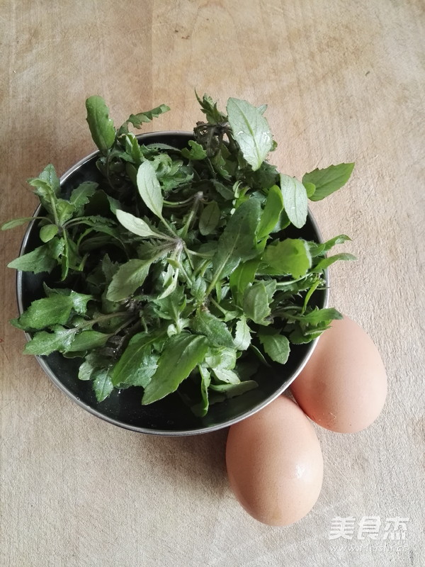 荠菜炒鸡蛋的做法