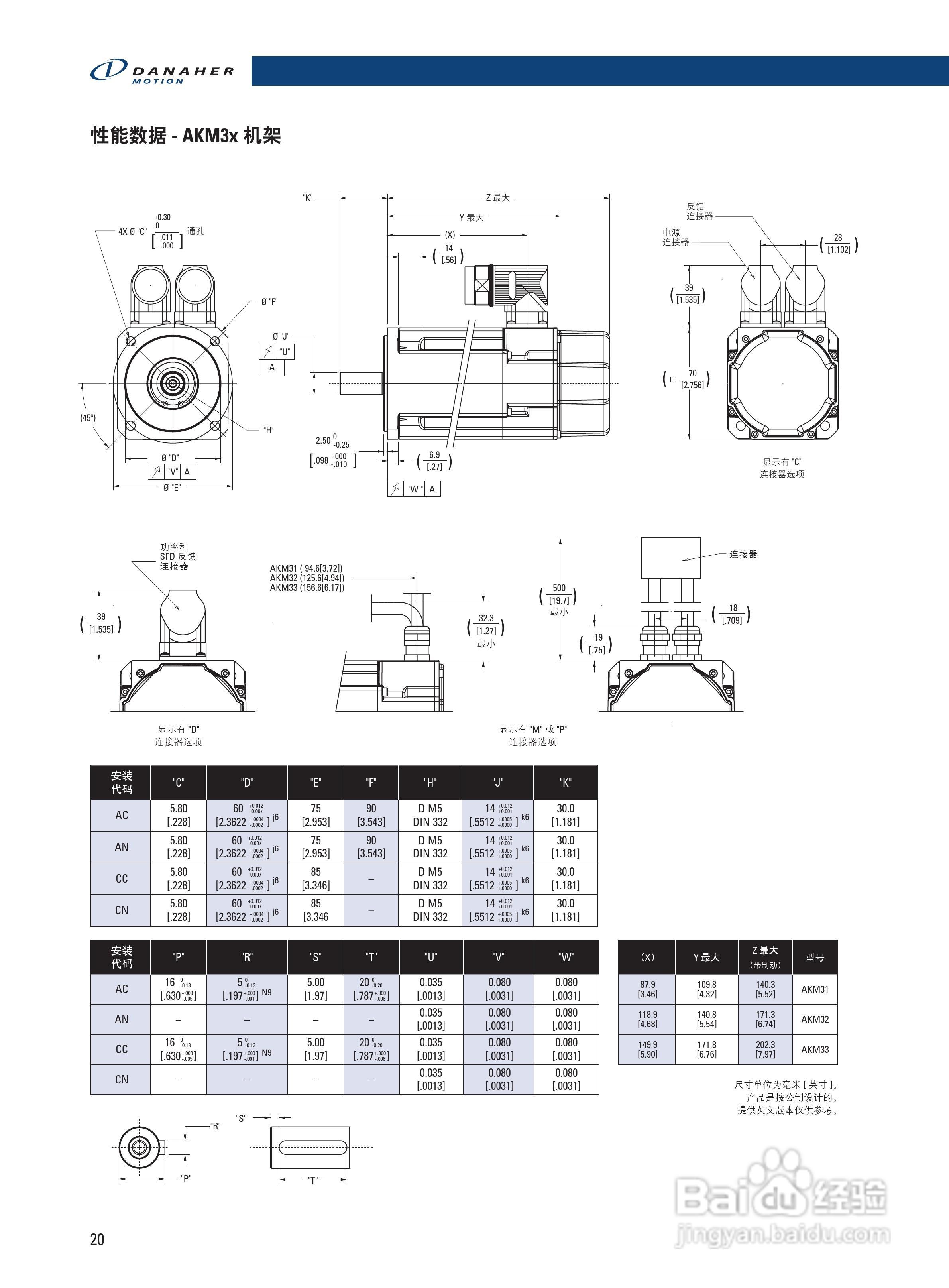 丹纳赫AKM系列伺服马达说明书:[2]