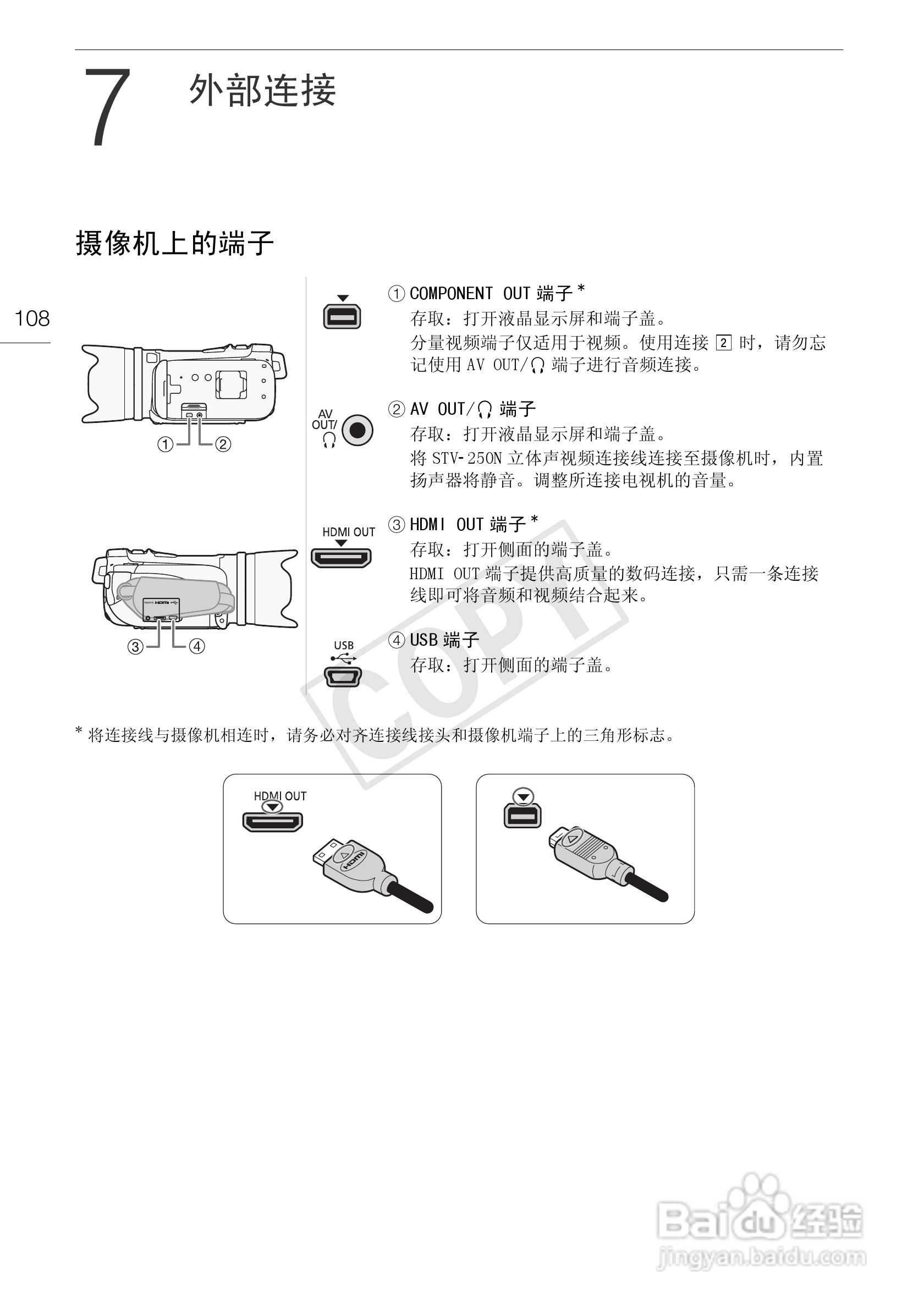 佳能HF-G10数码摄像机使用说明书:[11]