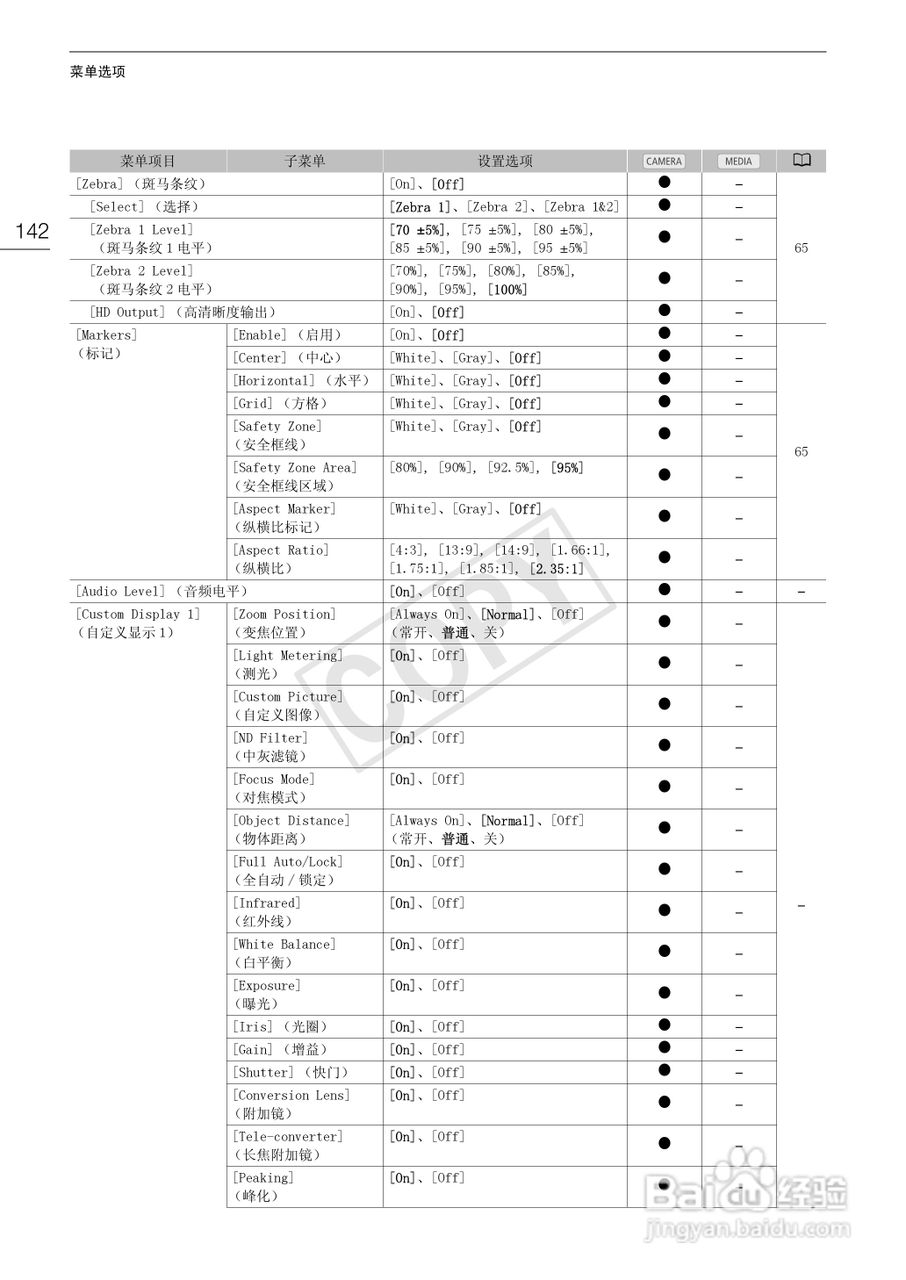 佳能XF100数码摄像机使用说明书:[15]