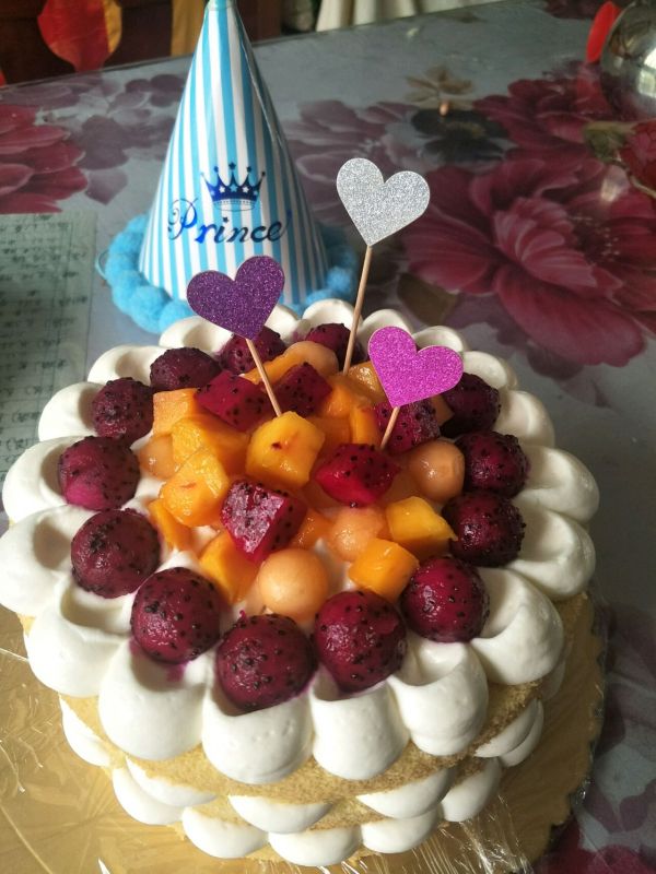 水果生日裸蛋糕