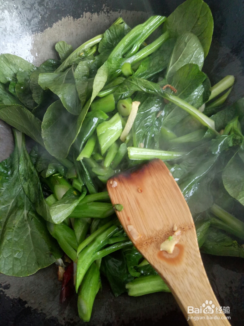 毫无压力做蒜蓉芥蓝
