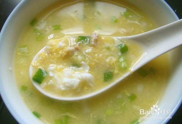 肉碎玉米汤的做法