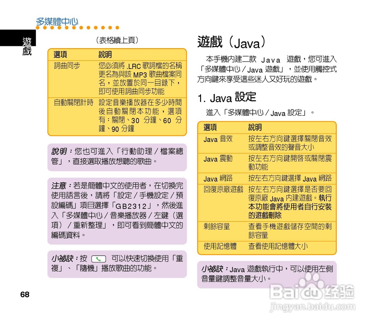 QLAV88手机使用手冊:[7]