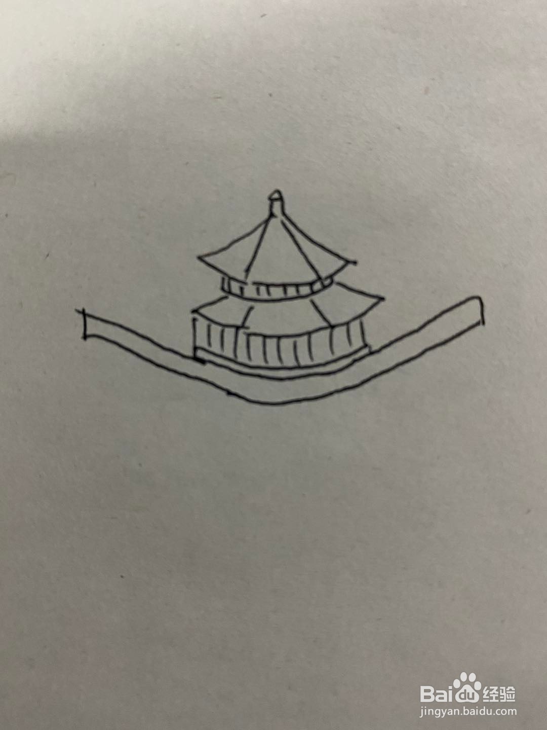 青岛栈桥简笔画