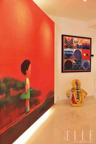 怎样绘制彩色墙