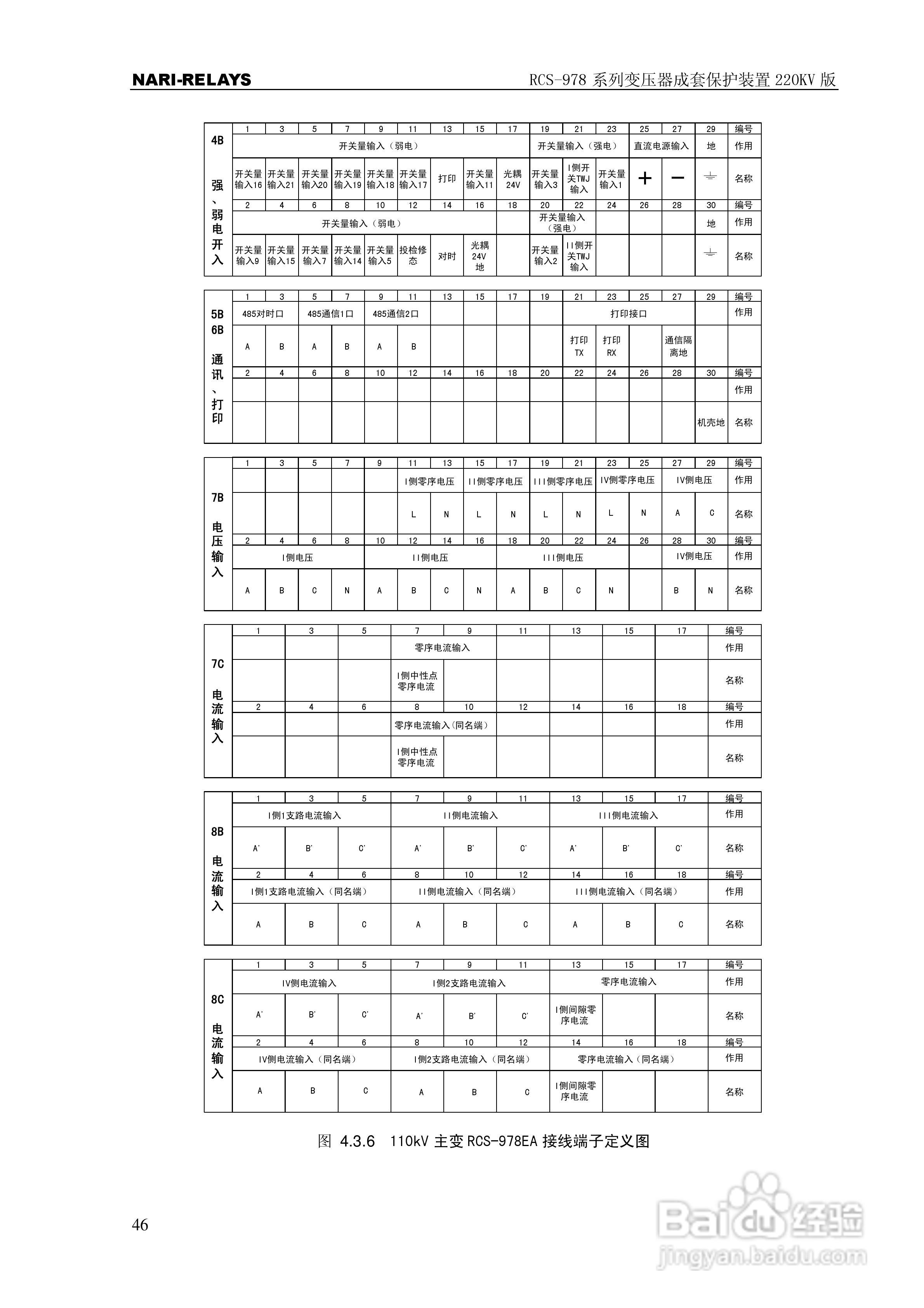 RCS-978系列变压器成套保护装置220kV版技术说明书:[5]