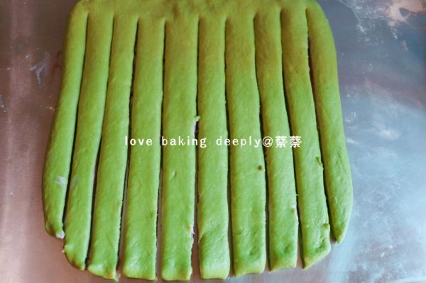 抹茶双色香芋吐司