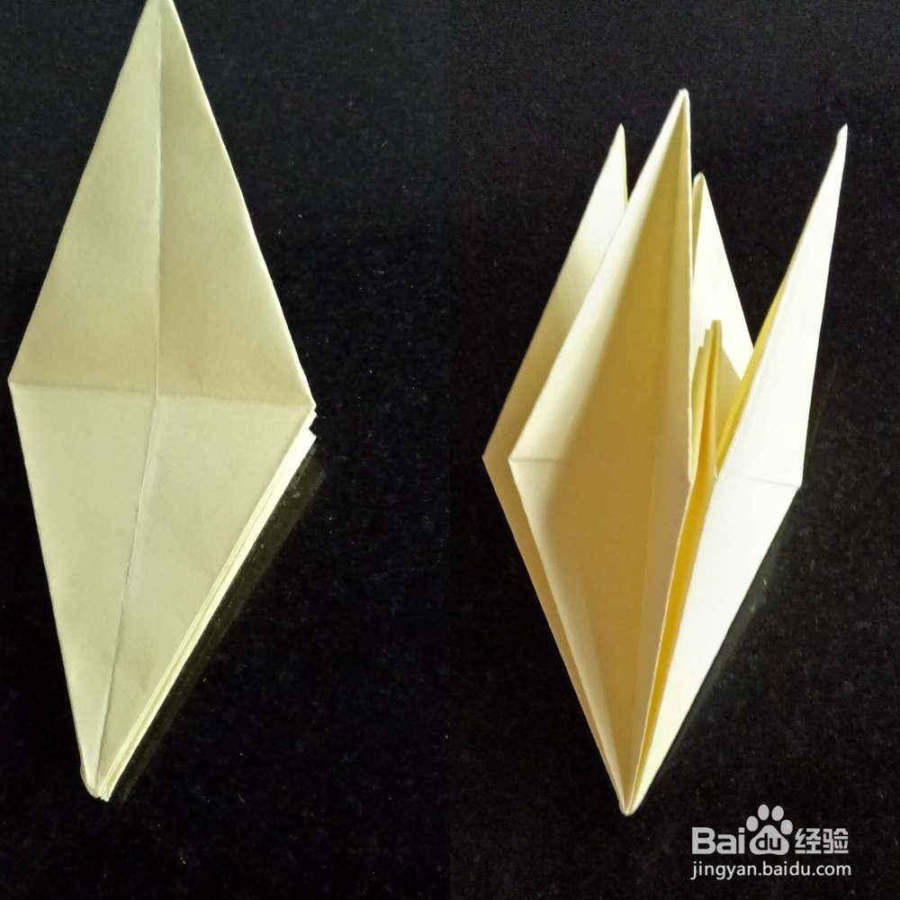 百合花的折纸教程