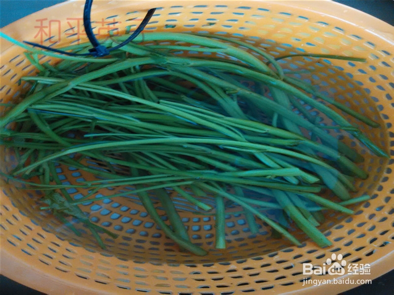 家常菜空心菜炒香干