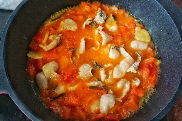 开胃营养补脑番茄鱼片