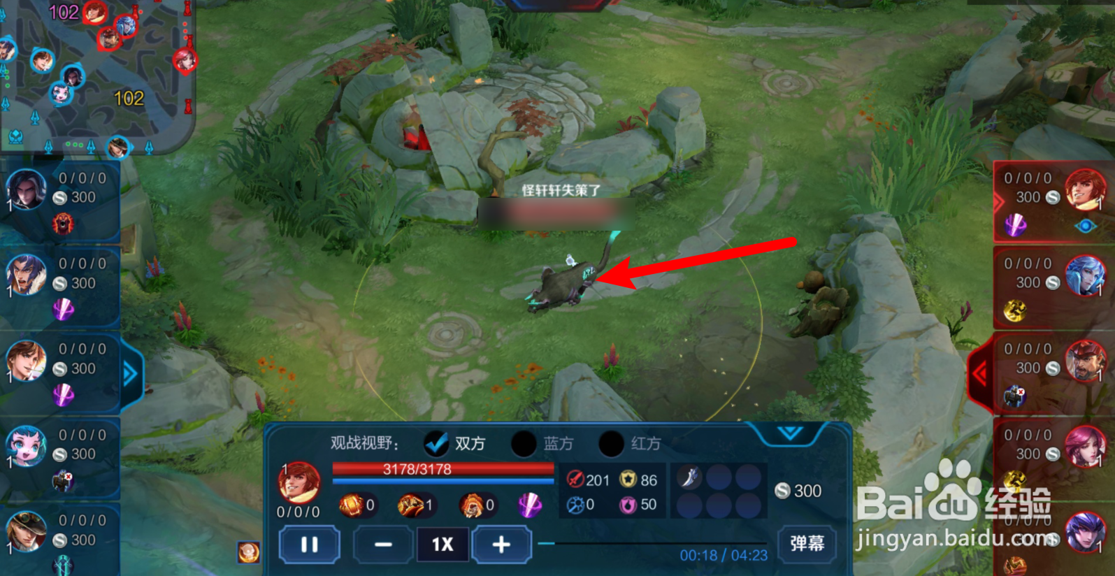 王者荣耀大神观战