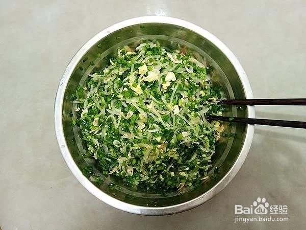 韭菜小馅饼的烹饪