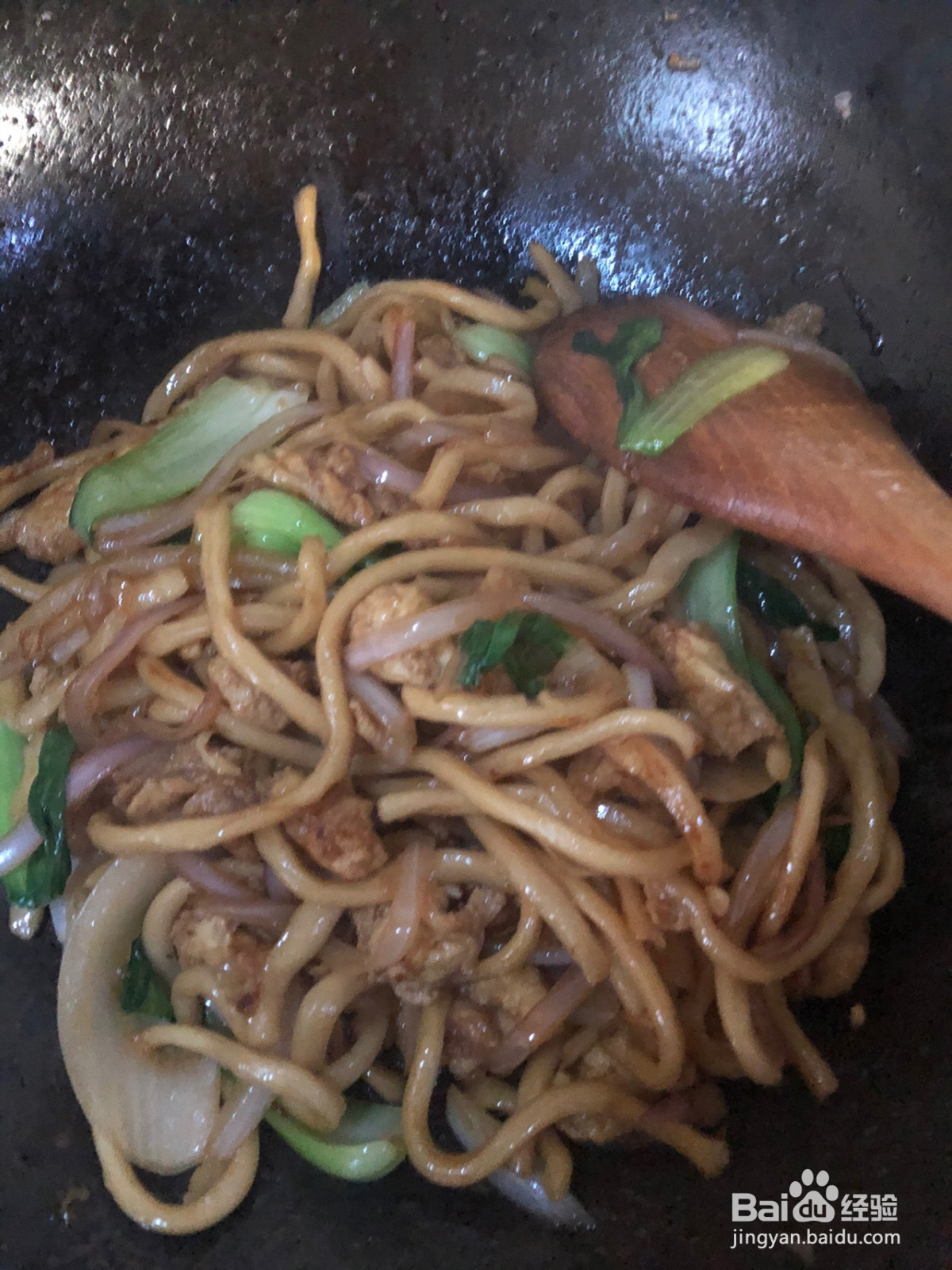 酱油炒面的做法