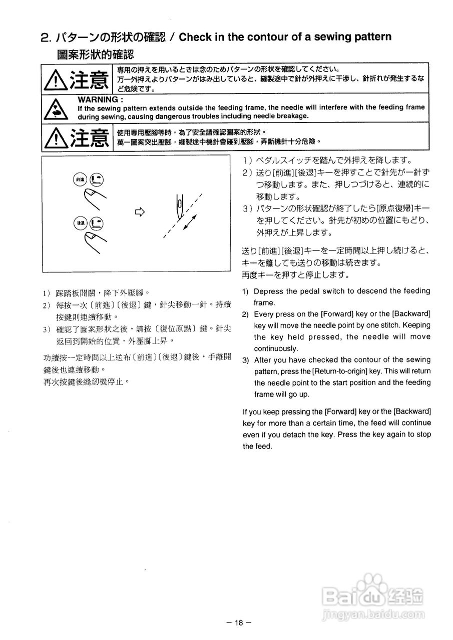 JUKI AMS-221D花样机使用说明书:[3]
