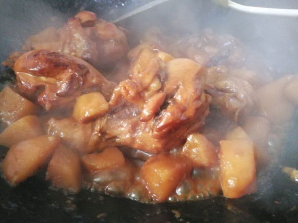 #美食视频挑战赛# #红烧鸡腿、土豆#