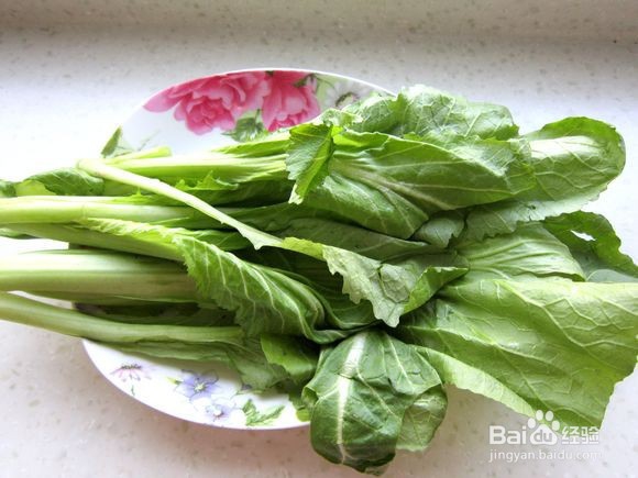 耗油水东芥菜的做法