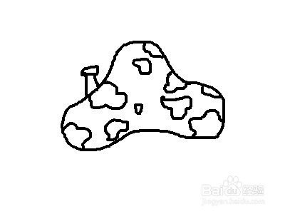 简笔画系列-怎样画蘑菇屋