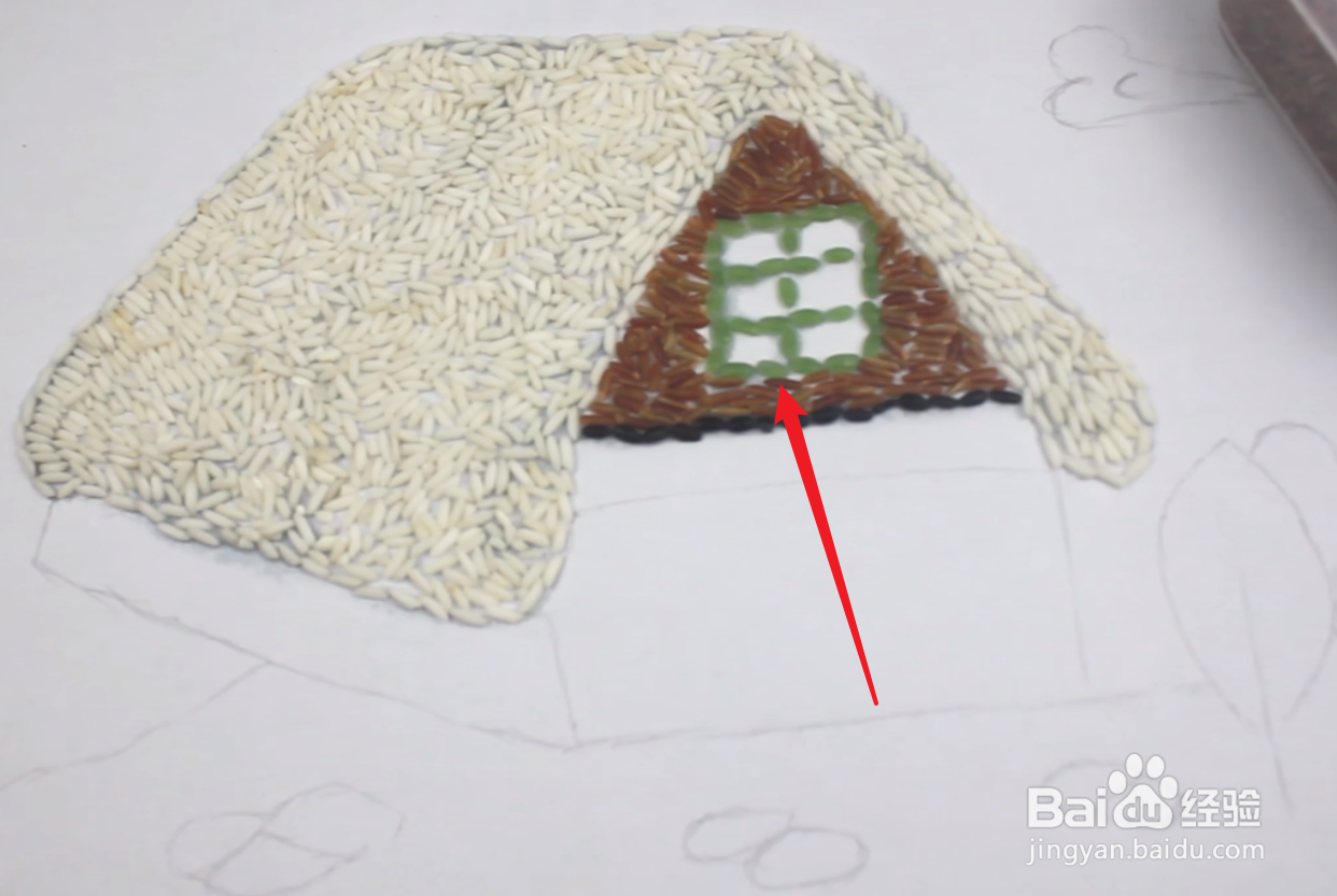 种子粘贴画手工制作图片