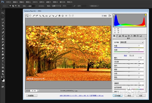 Photoshop如何用Camera Raw打开jpg格式图片