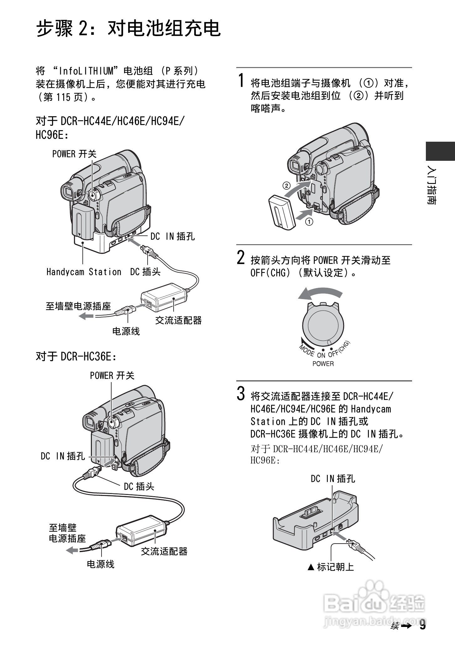 索尼DCR-HC94E数码摄像机使用说明书:[1]