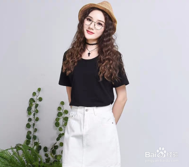 纯白色半身裙怎么搭配