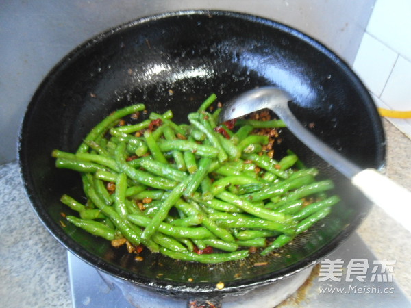 肉末煸炒四季豆