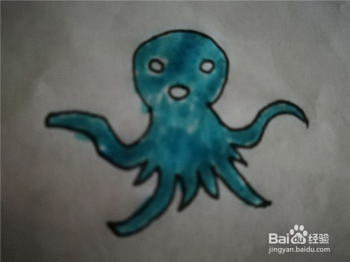 怎么样用简笔画画章鱼