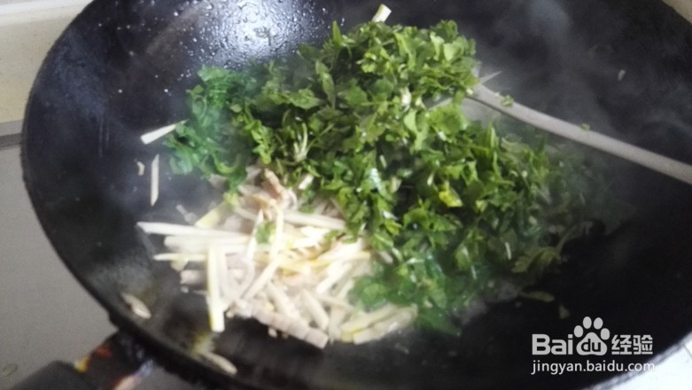 怎么做出美味的春笋炒荠菜