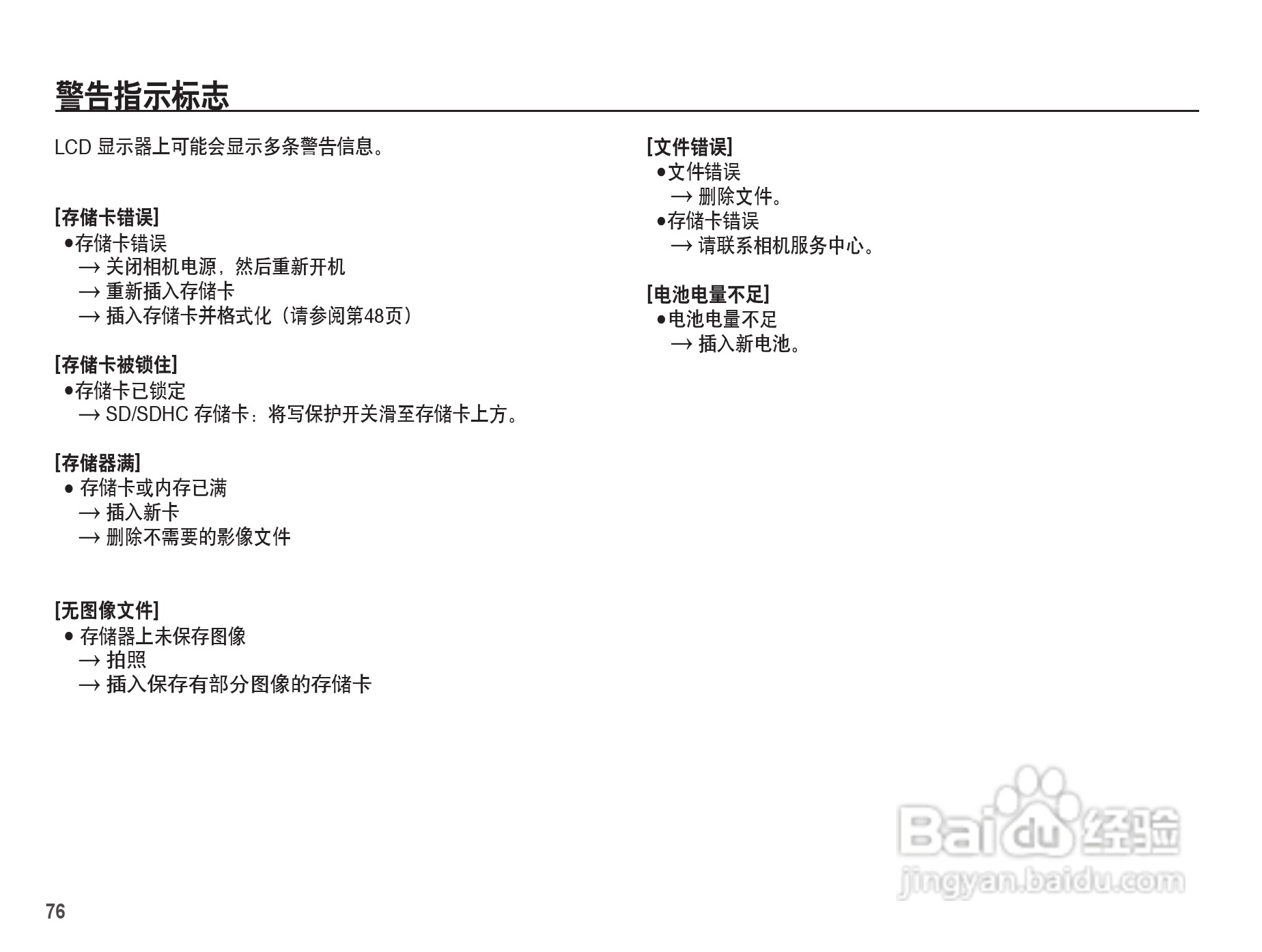 三星ES15数码相机使用说明书:[8]