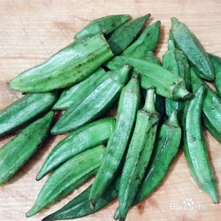 白灼秋葵怎么做好吃