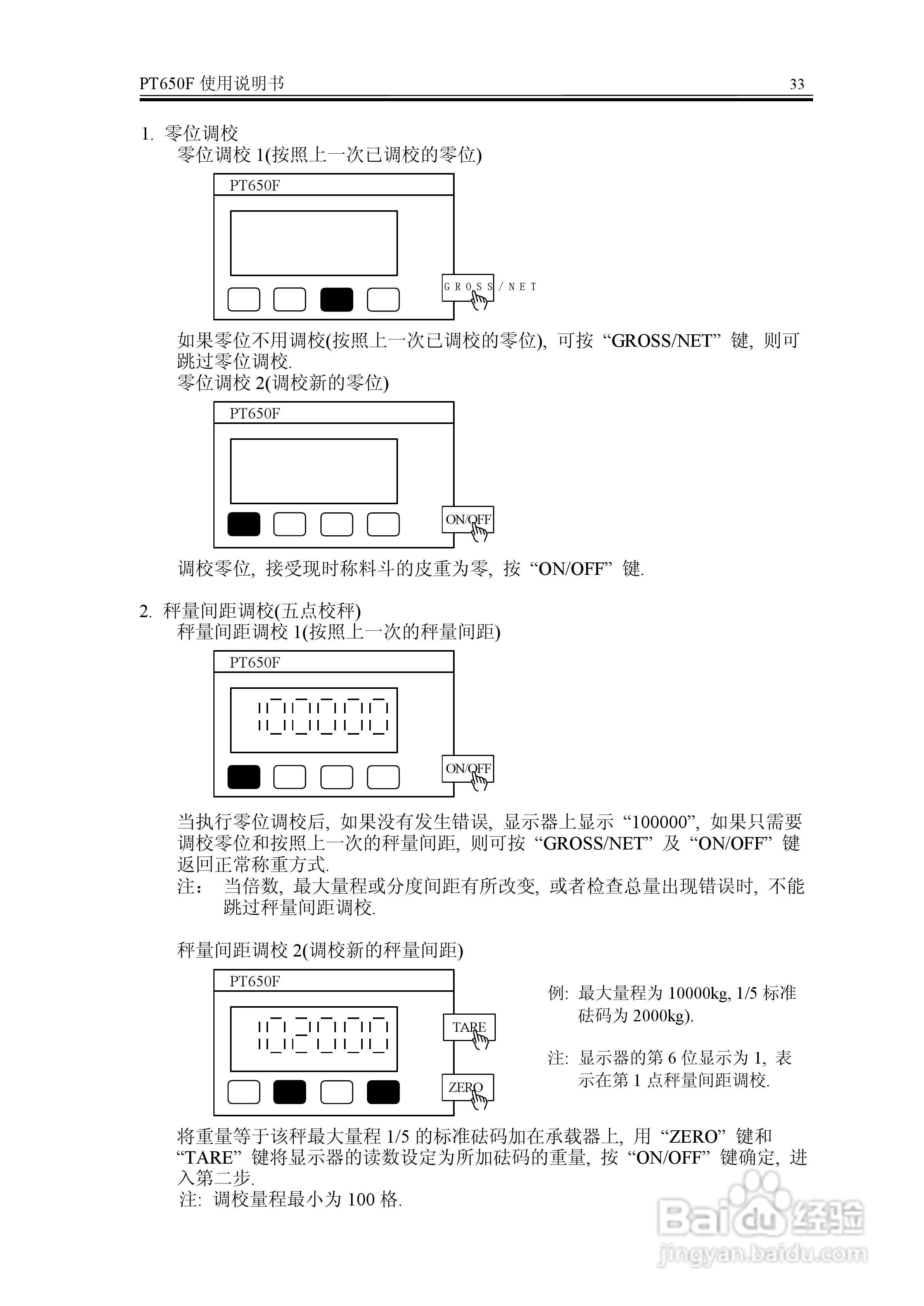 PT650F称重显示器说明书:[4]