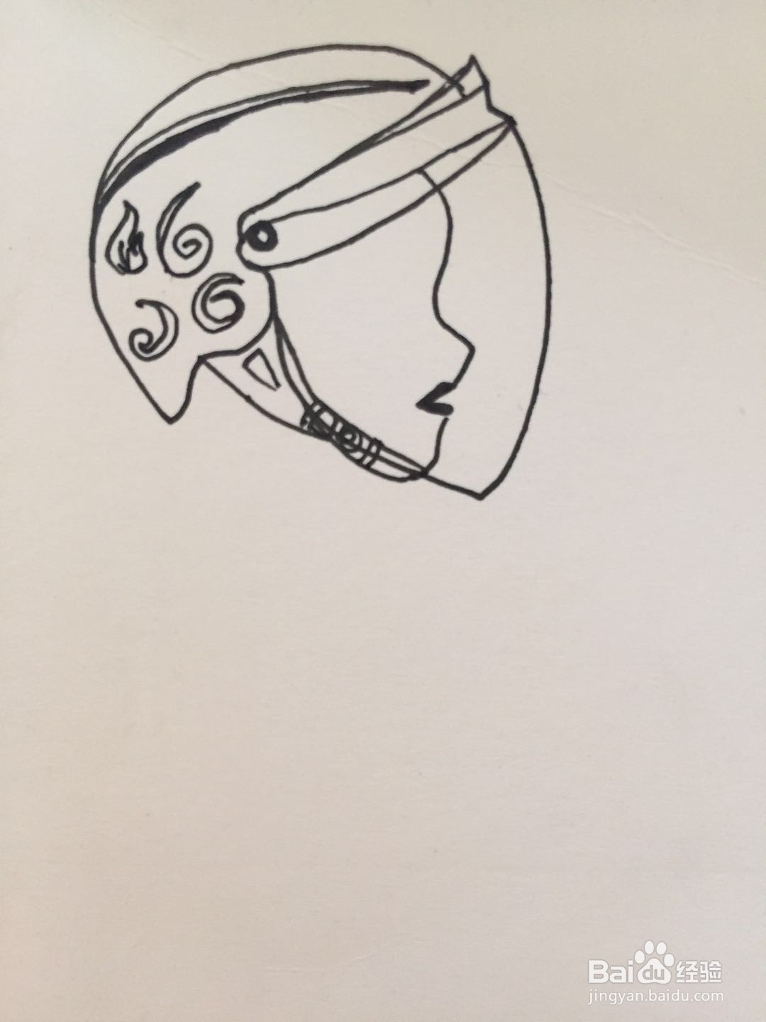 插画教程之戴头盔的女士