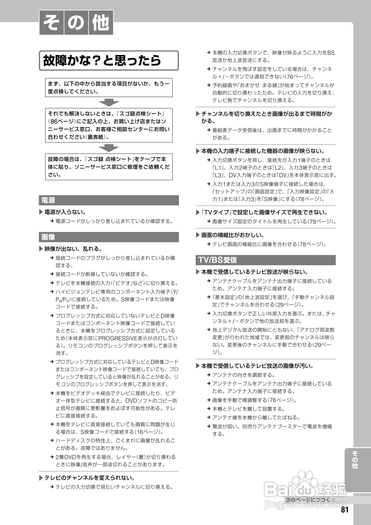 SONY DVD RDR-HX72说明书:[5]