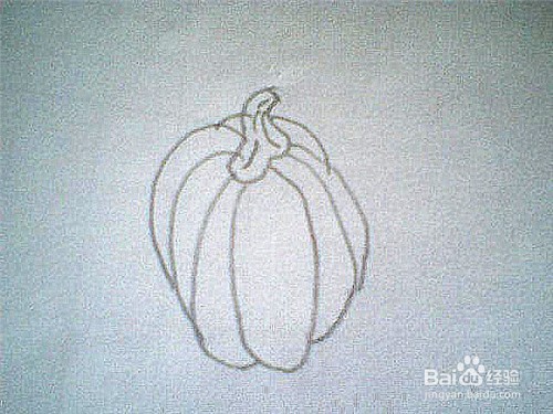 面瓜的简笔画画法