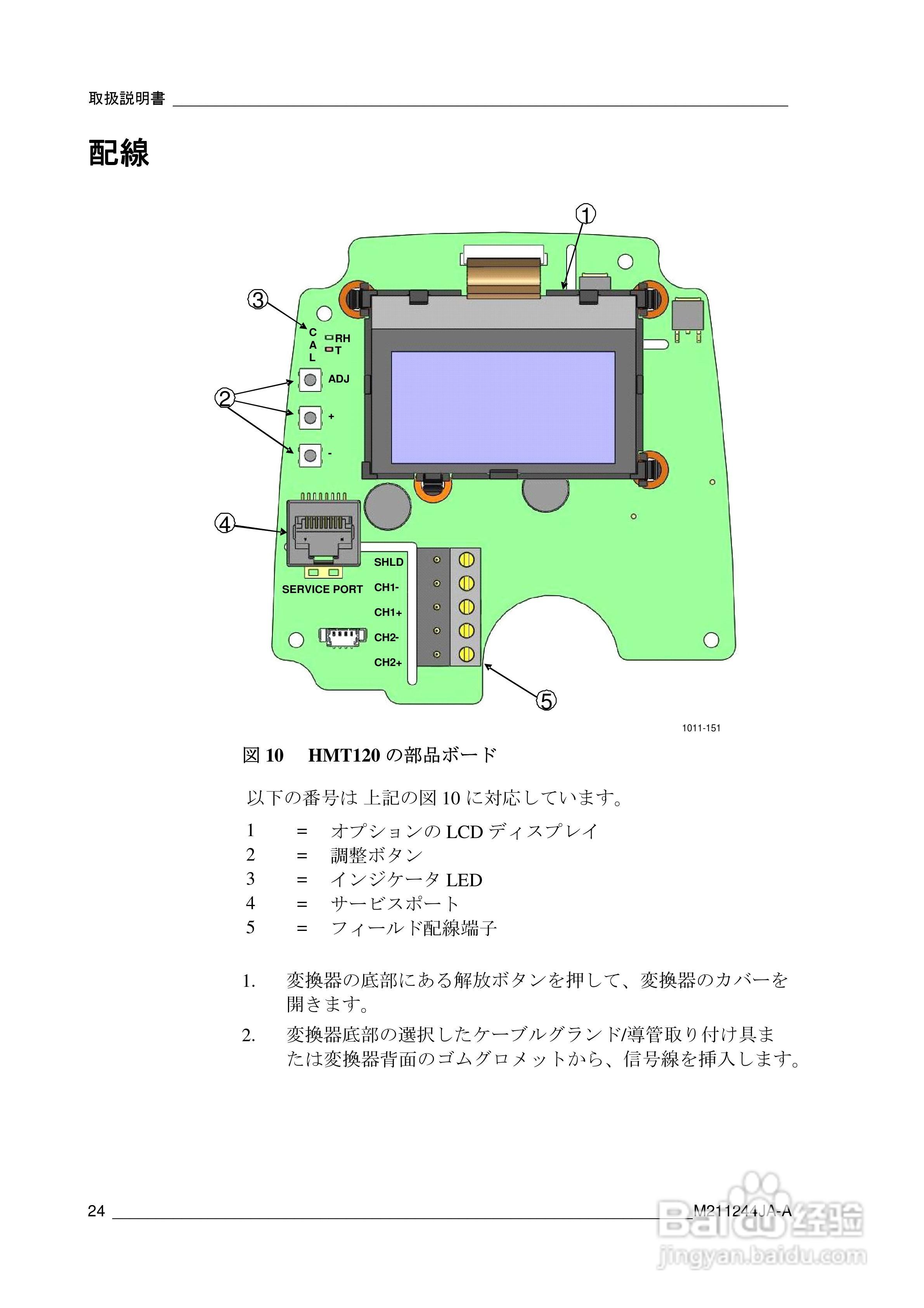 VAISALA HMT120温度变送器説明书:[3]
