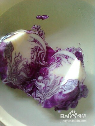 紫甘蓝梅花糕怎么做