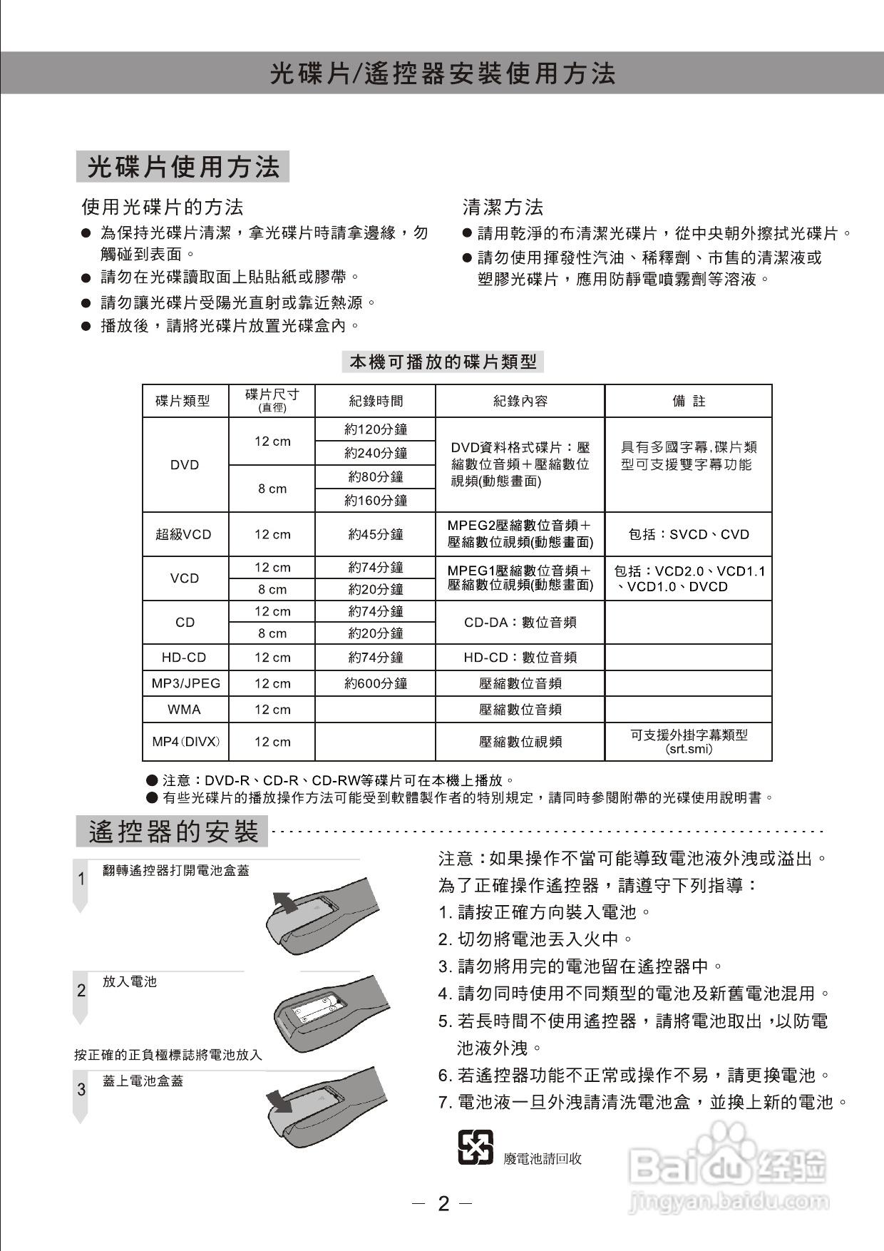 歌林KVD-789PK(s)1型数位影音光碟机说明书:[1]