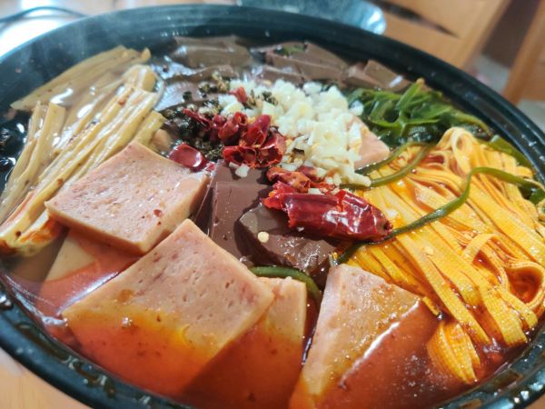 家常版  毛血旺