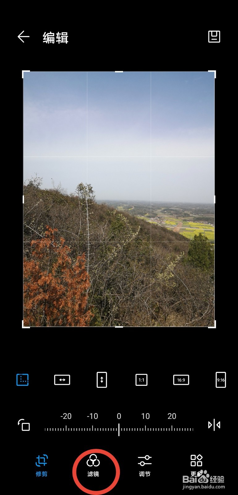 华为p20如何把图片调出黑白照