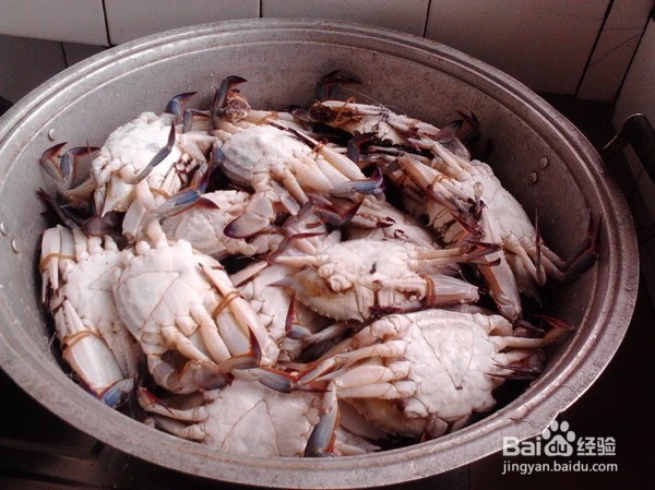清蒸海蟹的做法