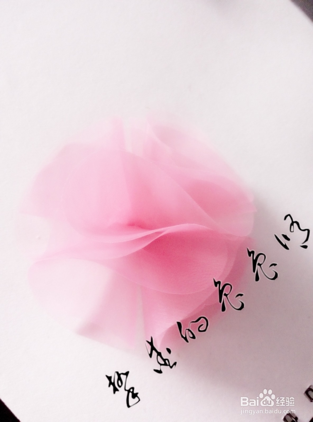 圆片旋转花发夹