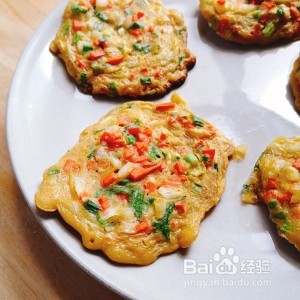 快手早餐，蔬菜鸡蛋饼