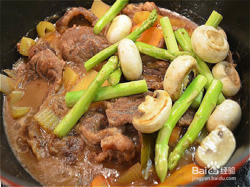 怎样做出家常菜系列之红酒蔬菜炖牛腱