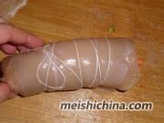 如意鸡肉卷的制作