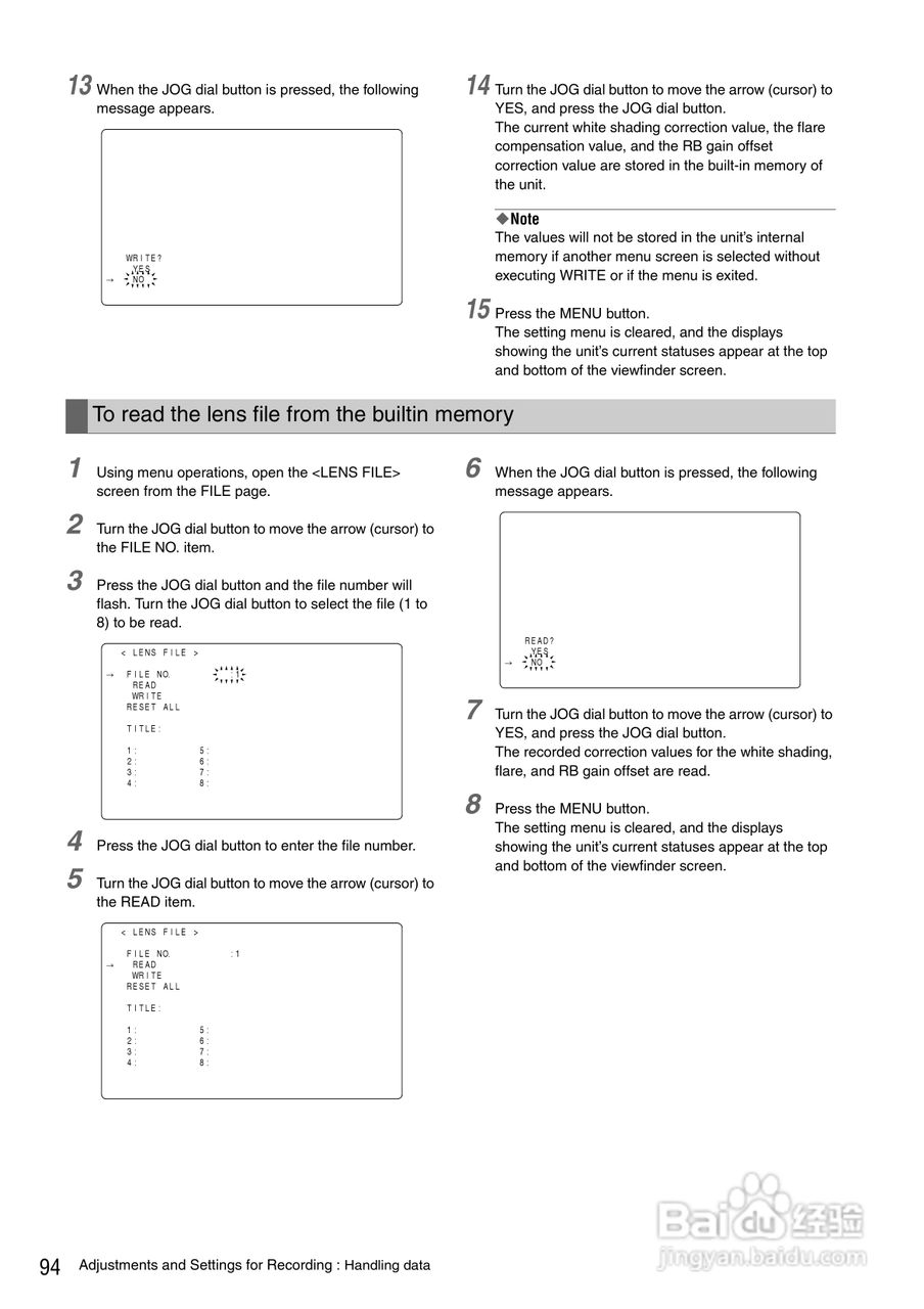 松下AJ-HPX3000型摄像机说明书:[10]