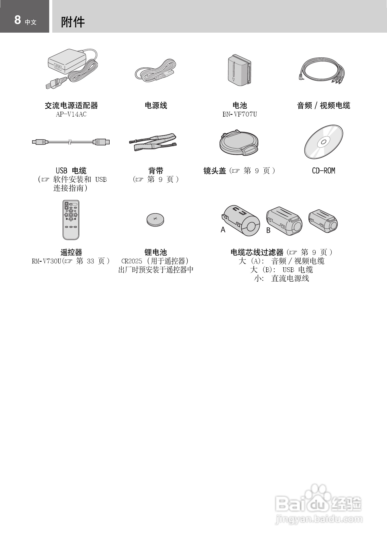JVC GZ-MG21AC数码摄像机说明书:[1]