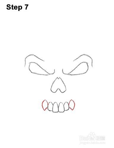 如何为万圣节画一个头骨——加菲的吃货生活