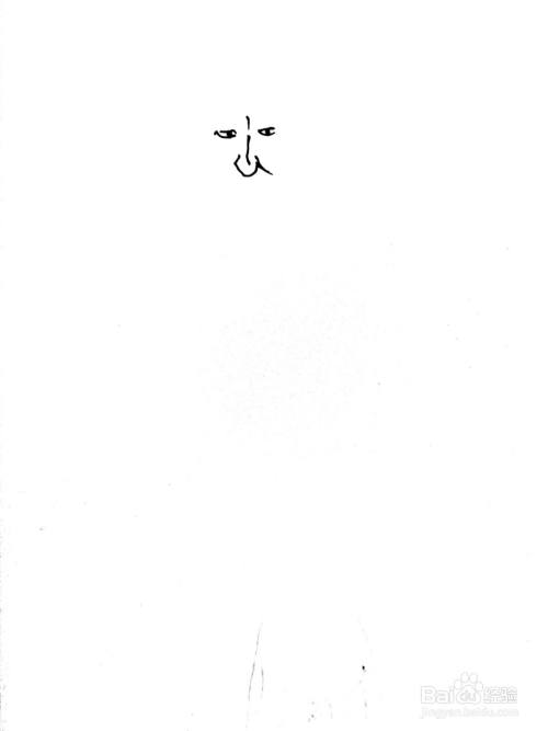 死神 系列之山本元柳斎重国简笔画 百度经验 死神 系列之山本元柳斎重国简笔画 百度经验